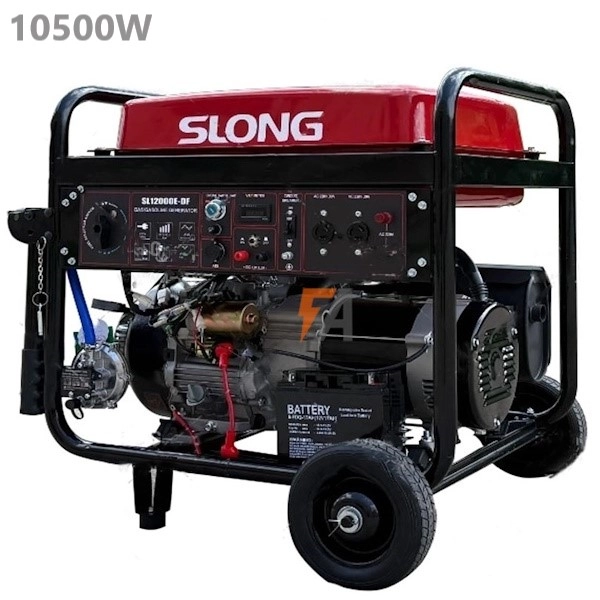موتور برق اسلانگ 10.5 کیلووات دوگانه‌سوز مدلSL12000E-DF