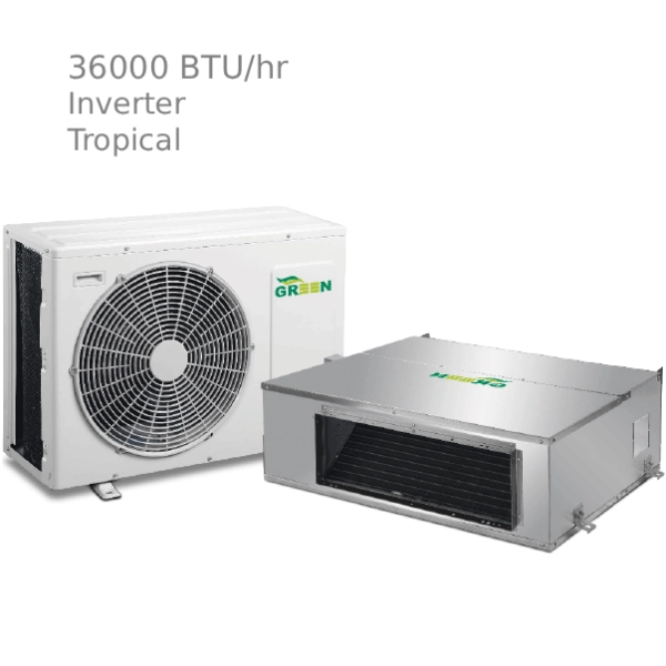 داکت اسپلیت اینورتر گرین 36000 حاره ای GDS-36P1T3A