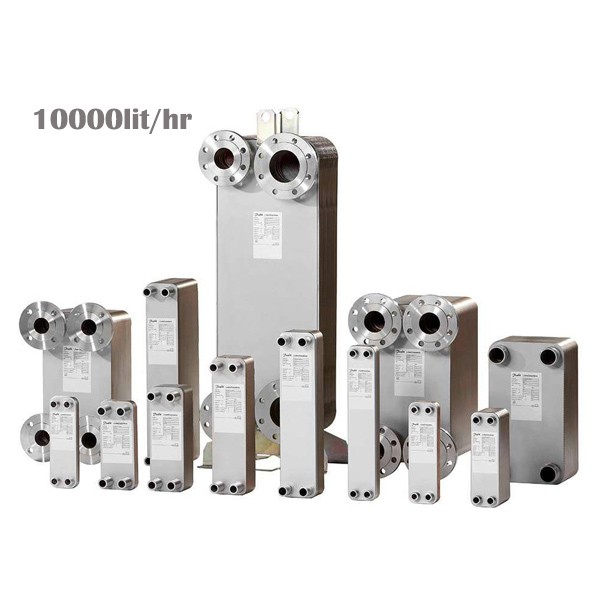 مبدل صفحه ای 10000 لیتری هایواتر آب به آب HW 95-48-1000