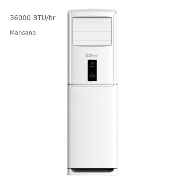 کولر گازی ایستاده حاره ای 36000 تک الکتریک مانسانا 36HT3