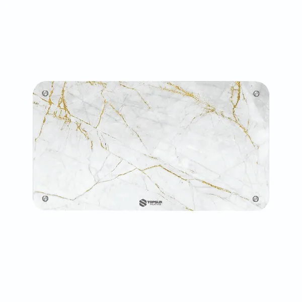 رادیاتور برقی شیشه ای تاپ سان مدل D-910 سایز 60×80