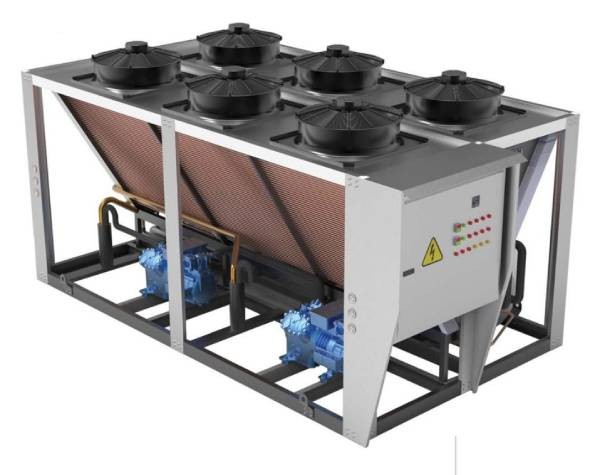 چیلر تراکمی هواخنک بوران 30 تن تبرید مدل CI8822