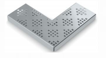 گوشه گریل استخر آکوامارین مدل نیلوفر 10CM