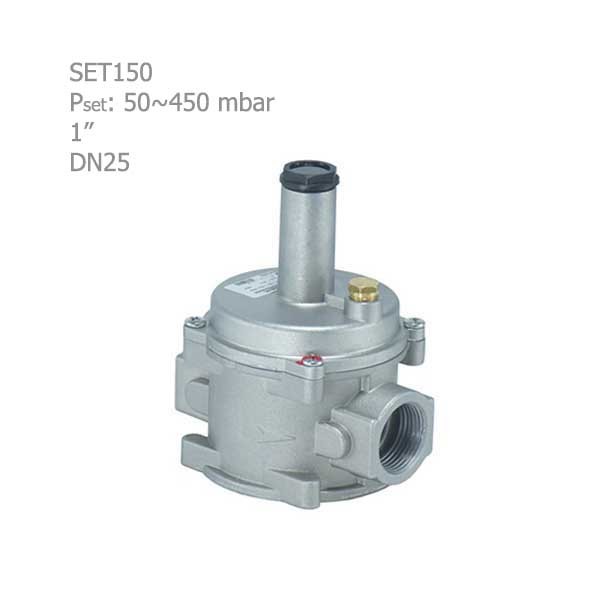 شیر اطمینان گازی ستاک دنده ای "1 مدل SET150