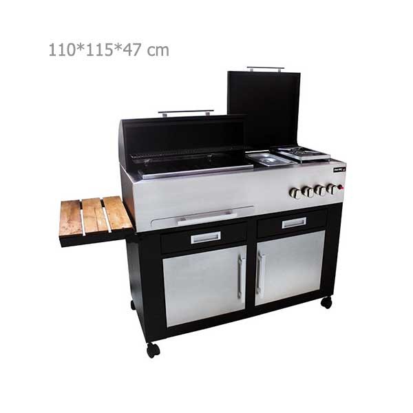 باربیکیو 110 سانتی تابان با پایه کابینت دار