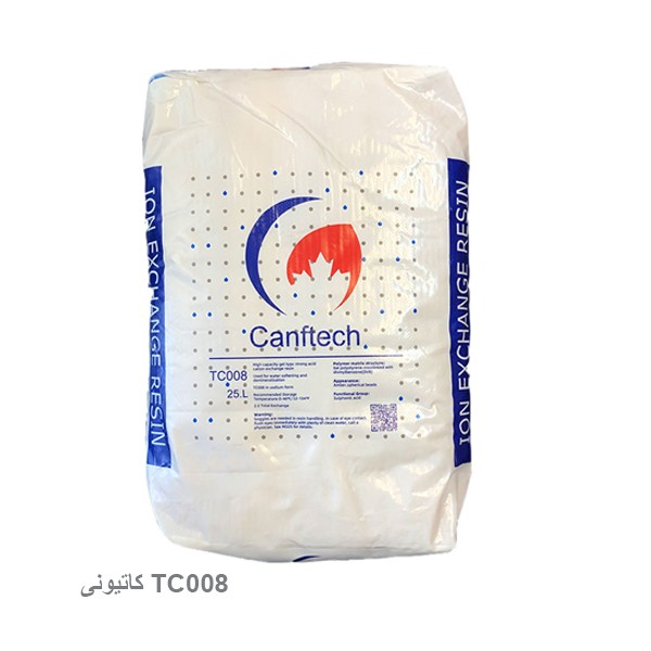 رزین کاتیونی اسید قوی canftech مدل TC008