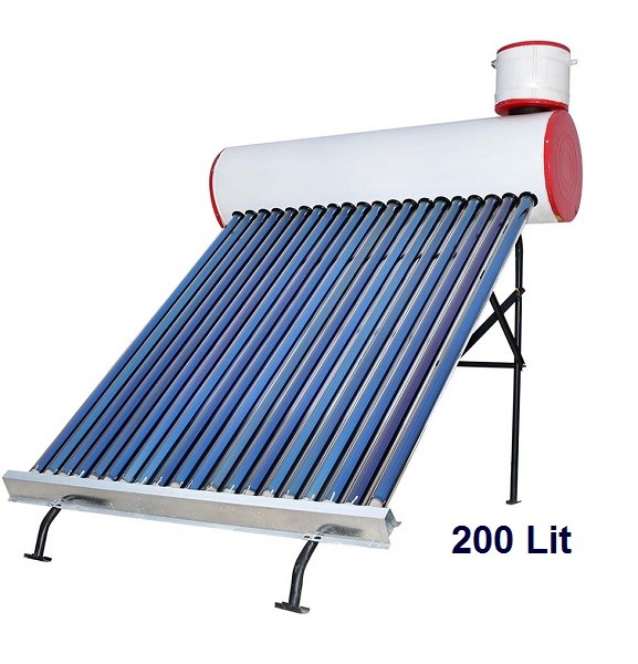 آبگرمکن خورشیدی ایلسان فلوتری 200 لیتری