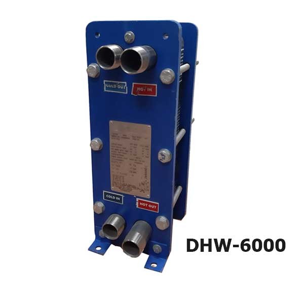 مبدل حرارتی صفحه ای واشردار TGT مدل DHW-6000