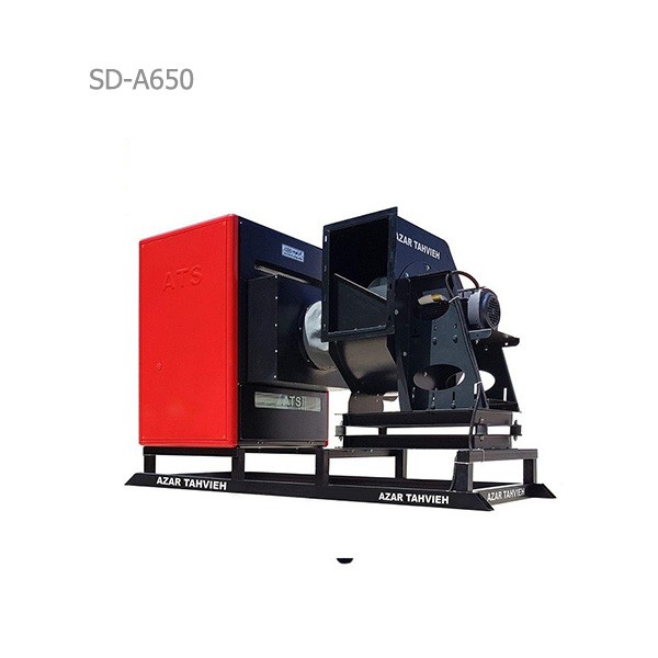 هیتر گازی کانالی صنعتی آذر تهویه مدل SD A650