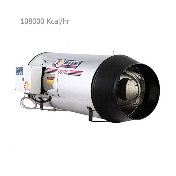 جت هیتر گازسوز 108000 کیلوکالری نیرو تهویه البرز مدل QG-125