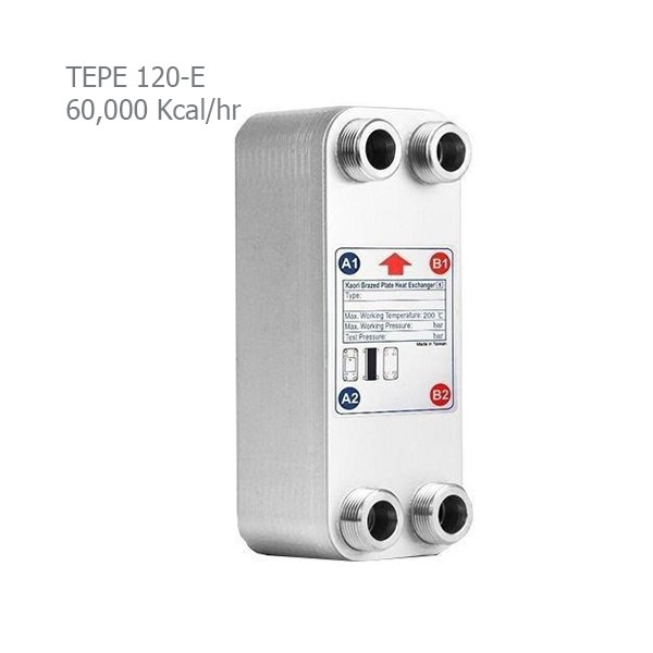 مبدل حرارتی صفحه ای کائوری سری E مدل TEP-120