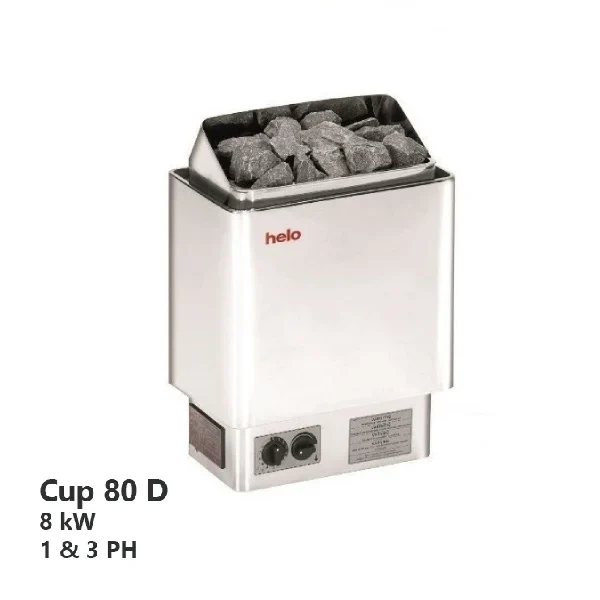 هیتر برقی سونای خشک هلو HELO سری CUP مدل 80D