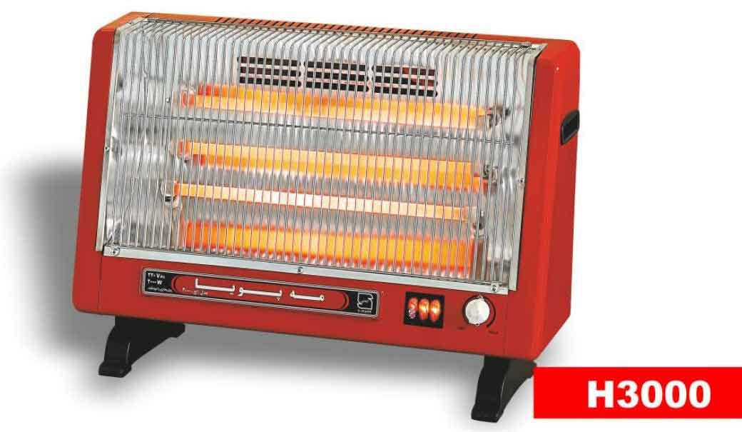 بخاری برقی بدون فن مه پویا مدل H3000