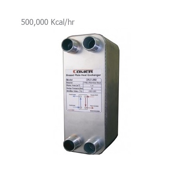 مبدل حرارتی صفحه ای 10000 لیتری کامر مدل CR110-1000
