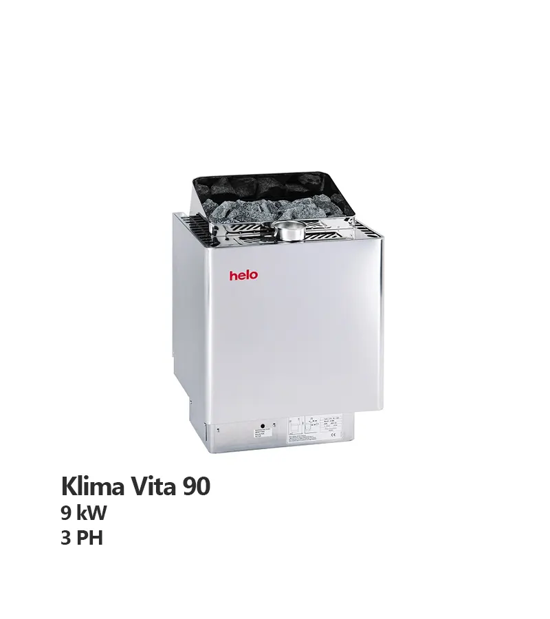 هیتر برقی سونای خشک هلو HELO سری KLIMA VITA مدل Vita90