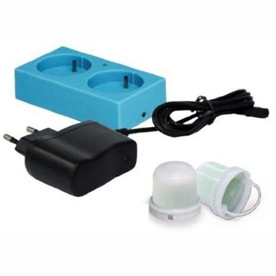 شارژر لامپ به همراه 2 عدد چراغ led قابل شارژ kokido