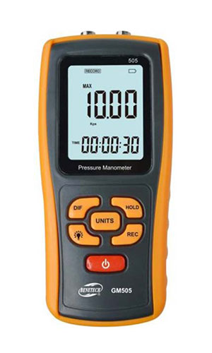 فشارسنج تفاضلی و مانومتر دیجیتال بنتک مدل GM510