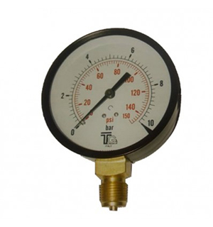 مانومتر تی جی TG عمودی خشک صفحه 4 سانت