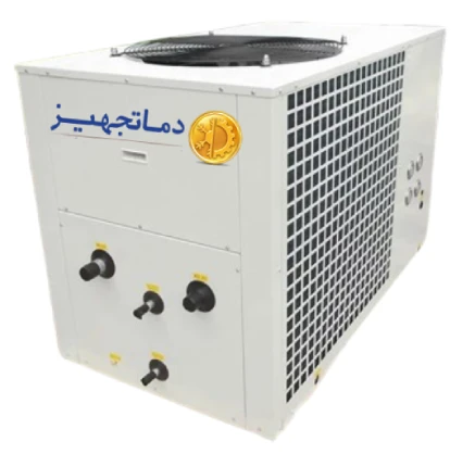 مینی چیلر هوا خنک 6 تن تبرید بویلر صنعت مدل DT.MC6