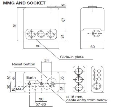 شماتیک  رله هانیول مشعل دوگانه سوز MMG 810.1