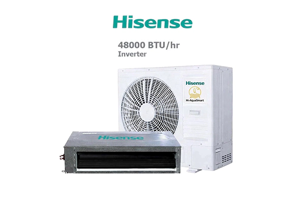 داکت اسپلیت اینورتر حاره‌ای 48000 هایسنس مدل HID-48F4 