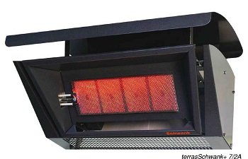 هیتر تابشی گازی دکوراتیو شوانک مدل Terras 7