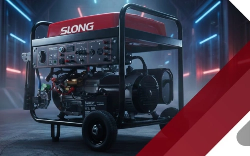 خرید موتور برق اسلانگ دوگانه‌سوز مدل SL12000E-DF-3P