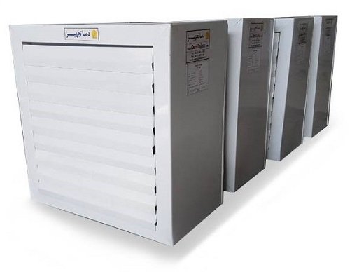 یونیت هیتر آبگرم 250000BTU/HR بویلر صنعت مدل DT.U250W