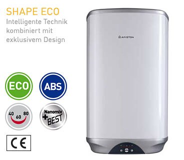 آبگرمکن برقی دیواری آریستونSHP ECO 40L SLIM