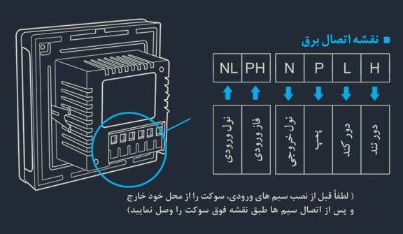 نقشه اتصال کلید لمسی کولر آبی سدنا مدل وستا