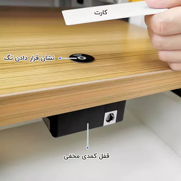 قفل برقی کمدی کارتی و تگی مدل CB-99