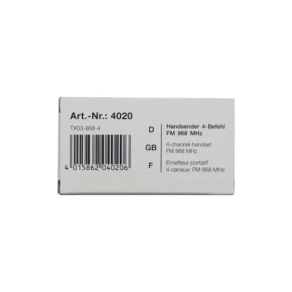 ریموت فابریک جک زومر 4 دکمه فرکانس 868.8 مگا هرتز