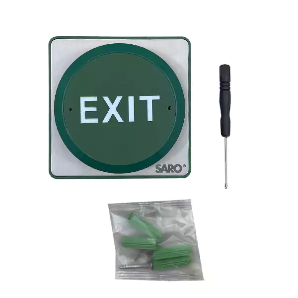 کلید خروج روکار دکمه ای بزرگ سارو مدل EXK-03