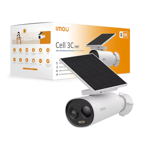 دوربین مداربسته بی سیم آیمو با باطری سولار مدل Cell 3C