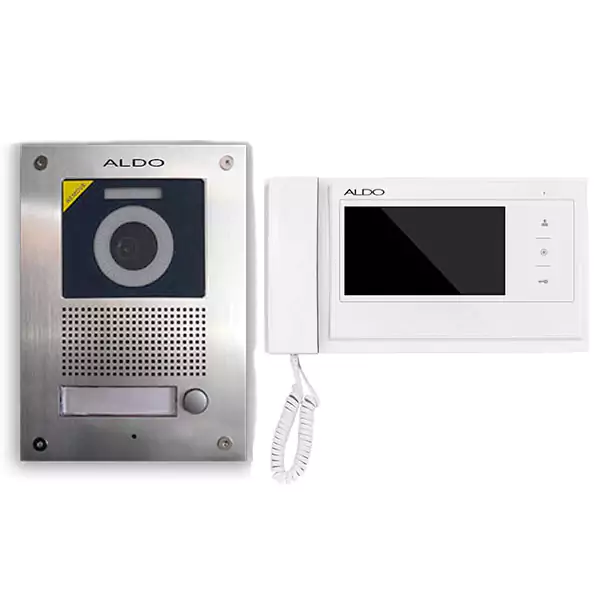 پکیج آیفون تصویری آلدو AL-727M یک واحدی با پنل کارتی