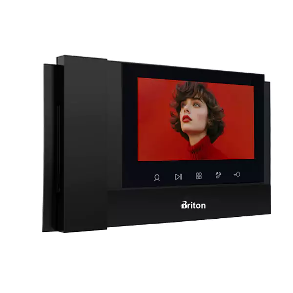 آیفون تصویری برایتون 7 اینچ با حافظه مدل BAM-7030-TI-B مشکی رنگ