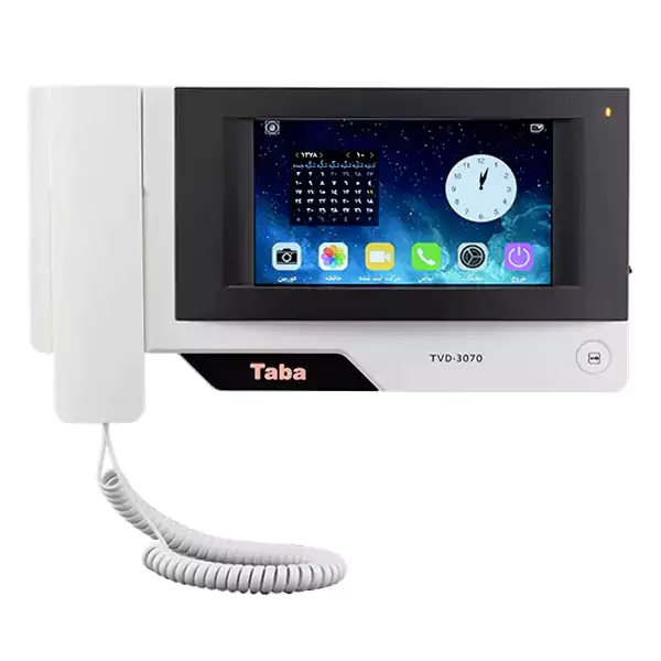 آیفون تصویری تابا 7 اینچ 4 ورودی تاچ اسکرین مدل TVD-3070