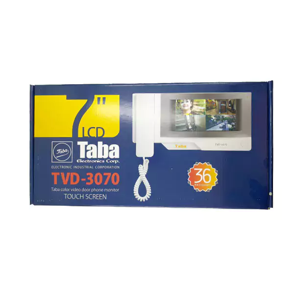 آیفون تصویری تابا 7 اینچ 4 ورودی تاچ اسکرین مدل TVD-3070