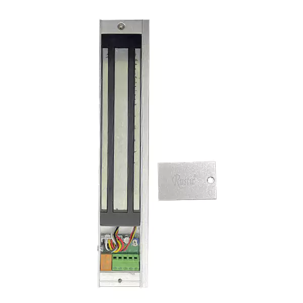 قفل برقی مگنتی 5 سیم 280 کیلو با براکت روستیک مدل 5wire12/24