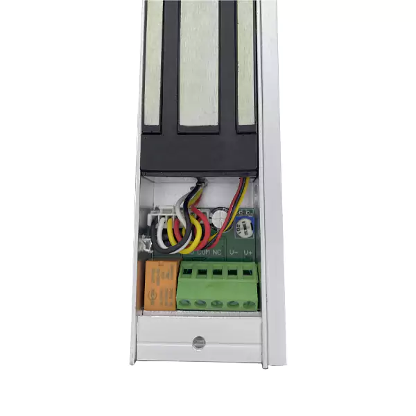 قفل برقی مگنتی 5 سیم 280 کیلو با براکت روستیک مدل 5wire12/24