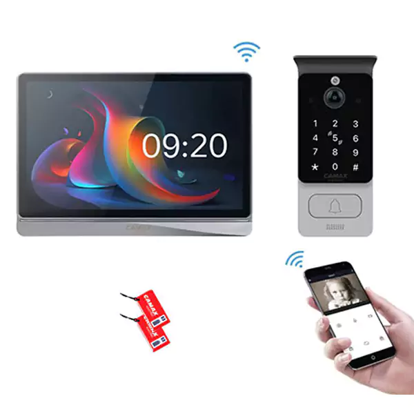 پنل کدینگ دو واحدی کامکث کارتی رمزی مدل LUX2