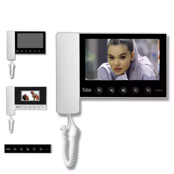 آیفون تصویری تابا مدل TVD-5-70 تک واحدی با پنل ثمین