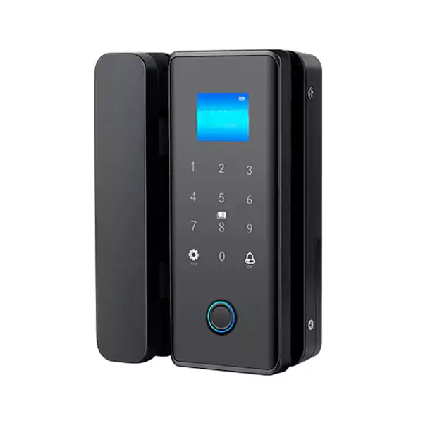 قفل هوشمند اثرانگشتی درب شیشه ای روستیک مدل RGD LOCK