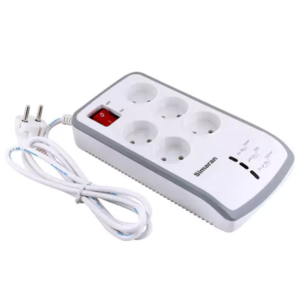 محافظ ولتاژ 5 راهی صوتی و تصویری سیماران مدل SM-525-N
