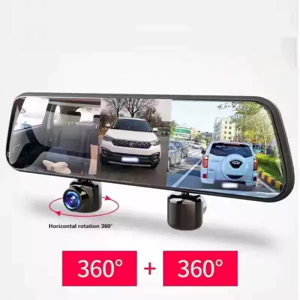 دوربین ثبت وقایع خودرو آینه ای 360 درجه جگوار M333-360