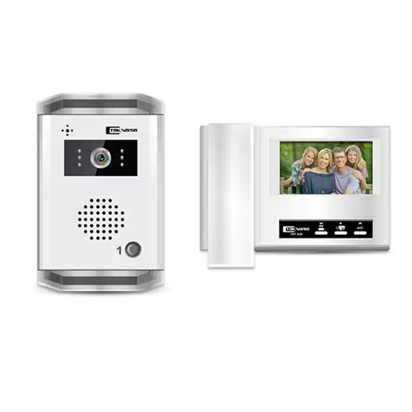 پکیج آیفون تصویری تکنما مدل D43 تک واحدی با پنل K-1UM