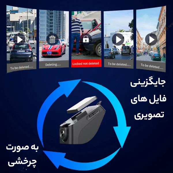 دوربین ثبت وقایع خودرو جگوار L921-4G سیم کارتی