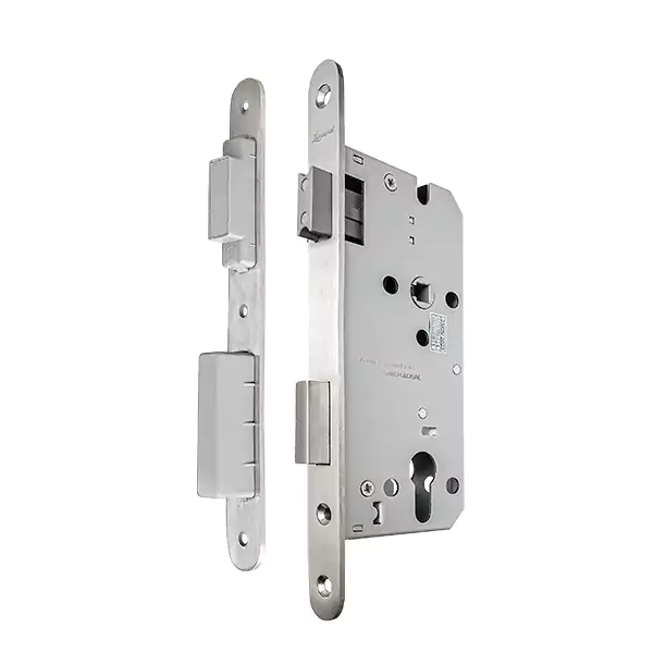 قفل پهن مگنتی توکار لومباردی با زبانه قفل شونده MGML 1-50 SS