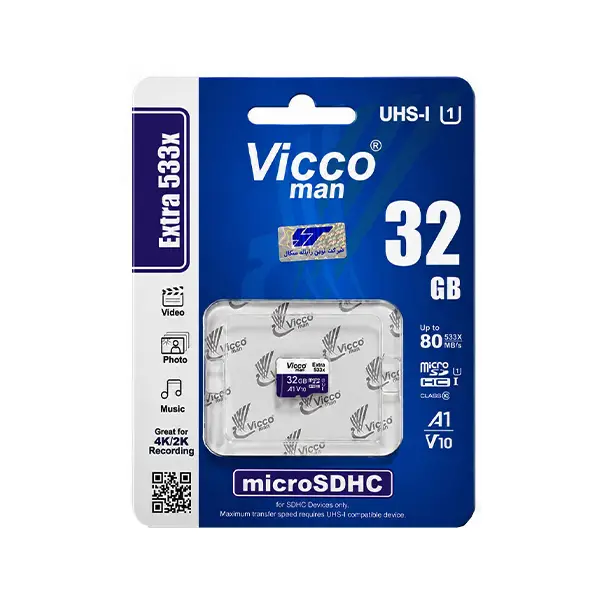کارت حافظه کلاس 10 استاندارد 32 گیگ ویکومن Viccoman