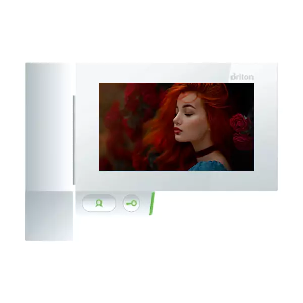 آیفون تصویری 7 اینچ برایتون مدل BAM-7045-WIFI سفید رنگ